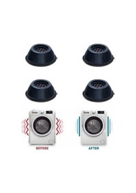 Resim 4 Lü Beyaz Eşya Makine Ve Koltuk Yatak Masa Silikon Tabanlı Ses Ve Yükseltici Titreşim Önleyici Ayak 