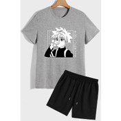 Resim Anime Şort T-Shirt Eşofman Takımı 