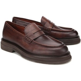 Resim Hotiç Erkek Deri Kahverengi Yumuşak Dokulu Kalın Tabanlı Klasik Loafer 02ayh312160a480 02ayh312160a480 Kahverengi 