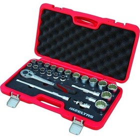 Resim İzeltaş 24 Lü Sae Lokma Anahtar Takımı 1/2" 