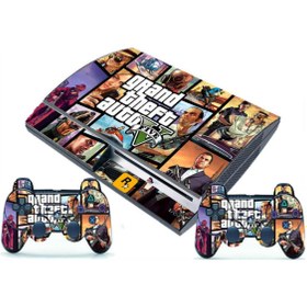 Resim Sticker Market Ps3 Uyumlu Fat Kasa Gta Playstation Kaplama Sticker Seti 