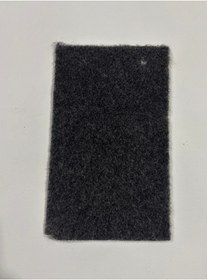 Resim Oto Döşeme Malzemeleri Oto Taban Döşemelik Antrasit Apresiz Kalın Yumoş Halı (100cm x 200cm) - 400gr/m2 