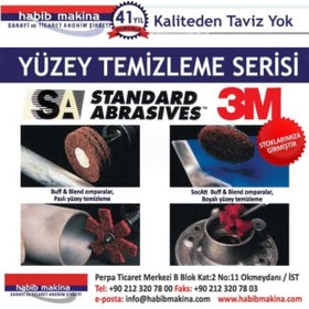 Resim STANDARD ABRASIVES (10ad) Standard Abrasives 76 Mm Soket Pas Sokucu Yuzey Temızleme 
