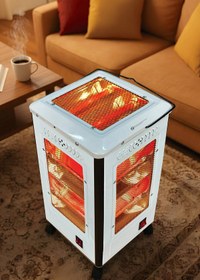 Resim Kiwi Quartz Isıtıcı 5 Yönlü Isıtma & Enerji Tasarruflu Kuvars Tüp & Taşınabilir Tasarım 