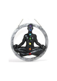 Resim River World 7 Chakra Duvara Asmalı Pano Polyester 
