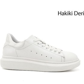 Resim Gönderi R Kadın Beyaz Bağcıklı Dolgu Taban Hakiki Deri Sneaker Gdza13424283 Beyaz 