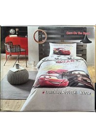 Resim Özdilek Cars On The Road Tek Kişilik Disney Lisanslı Lastikli Fitted Çarşaf Çocuk Nevresim Takımı 