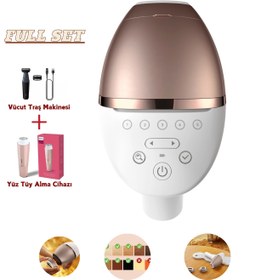Resim Philips Lumea Lazer Epilasyon IPL Tüy Alma Cihazı, 450.000 Atış Uzun Ömürlü Kullanım, 3 Başlıklı FULL SET 