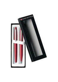 Resim Sheaffer 9403-2 Vfm Dolmakalem Tükenmezkalem Set Mat Kırmızı Çok Renkli 