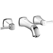 Resim Grohe Grandera 3 Delikli Duvardan Lavabo Bataryası 20414000 