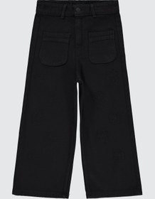Resim Civil Girls Çiçek Nakışlı 10-13 Yaş Pantolon - Siyah - Siyah / 10-11 Yaş 