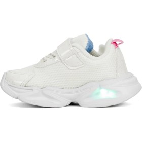 Resim M.P. M.P 251-3435BB Bebe Kız Çocuk Yürüyüş Ayakkabısı Beyaz - Pembe 