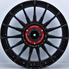 Resim R1 Wheels 17 inç 4*100 ET35 Siyah Jant Takımı (J-533) 