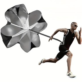 Resim 1 adet ProFlex Direnç Paraşütü Fitness Antrenmanı için - Çok Amaçlı Hız Antrenman Ekipmanı, Tüm Yaşlar için Evrensel, Dayanıklı Polyester Malzeme, Çekirdek Gücünü ve Çevikliği Artırır 