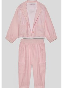 Resim Kız Bebek Crystal Ceket Pembe 