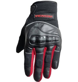 Resim Venom VN-905 Korumalı Yazlık Eldiven Siyah - Kırmızı 