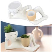 Resim Tenfowee Sürekli Canlandıran Sünger Bitki Kasesi - Dekoratif Resin Materyal, Akıcı Su Çıkarımı, Masaüstü Ve Ev Dekoru İçin Özel Tasarım Diğer 