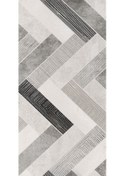 Resim VitrA 40x80 Ice And Smoke Dekor Mix Geometrik Mat Porselen Karo K 