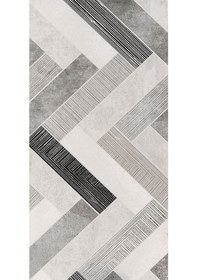 Resim VitrA 40x80 Ice And Smoke Dekor Mix Geometrik Mat Porselen Karo K 