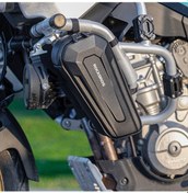 Resim Lemestar Motosiklet Ön Kolu Sert Kılıf Çantası - 2.5l Kapasite, Saçma Kanca Tasarımı, Kırılmaya Dayanıklı Plastik+kumaş Malzeme 