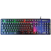 Resim Dexim KBL707 Mekanik Hisli RGB Led Arka Işıklı Şeffaf Gaming Oyuncu Klavye 