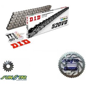 Resim 1995-01 Honda Nx 650 Dominator Zincir Dişli Set Dıd Orıng Sunstar (516425943) 