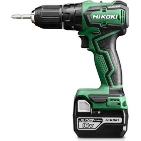 Resim Hikoki DV18DD 18V/5Ah. 55Nm Kömürsüz Şarjlı Darbeli Matkap 