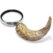 Resim Kenpazar Pirinç Boynuz Saplı Büyüteç 