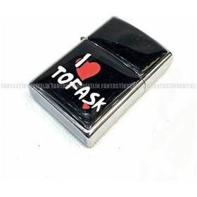 Resim Tofaşk Tofaş Doğan Slx Tasarım Gümüş Renk Kapaklı Benzinli Çakmak 