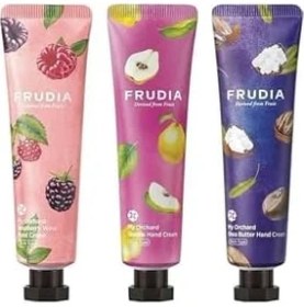 Resim Tech Butiq Frudia Rasberry Wine El Kremi, Ayva El Kremi ve Shea Butter El Kremi 