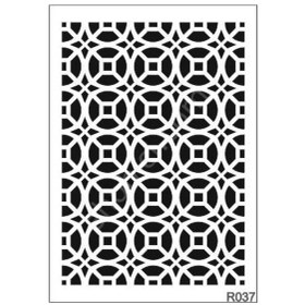 Resim Ardışık Desen Stencil Şablon 25X35 R-037 