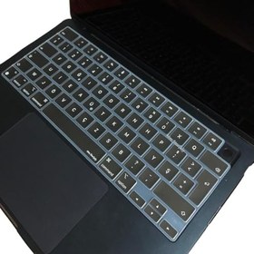 Resim McStorey MacBook Türkçe F Klavye Koruyucu – Eski F Dizayn Baskılı Silikon, ISO (Ters L Enter) Uyumlu, Ultra İnce, MacBook Air 13,6/15,3 ve MacBook Pro 14,2/16,2 M-Serisi Siyah 