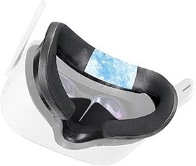 Resim SOULWIT 1 Adet Yüz Minderi Kılıfı (Yüz Arayüzü) için Oculus Quest 2 Yedek Kit, Soğutma Jeli, Sızıntı Önleyici Burun Pedi, Meta Quest2 için VR Aksesuarları (CG Kapak) 