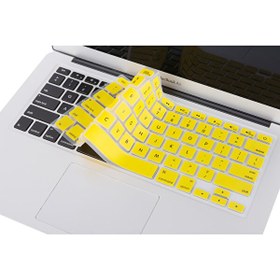 Resim Sarı Macbook Air Pro Klavye Kılıfı Us(abd) İngilizce A1466 A1502 A1398 A1278 Ile Uyumlu 