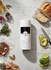 Resim VI'ORIO 10 Metre Tırtıklı Rulo Vakum Poşeti Torbası (SEÇENEKLİ) (20 cm) 