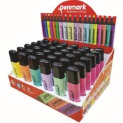Resim Penmark Fosforlu Kalem Stand Pastel Renkler 36 Lı HS-505-36P 