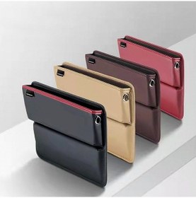 Resim Pazly Cbtx Susısun 049 Oto Koltuğu, Şarap Kırmızısı, Yarık Saklama Kutusu, Pratik Tasarım 