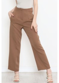 Resim Mokashopin - Beli Pensli Pantolon Kahve - 20857.683. 001 