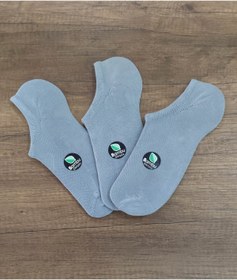 Resim erceys Unisex 3 Çift Bambu Dikişsiz Görünmez Spor Ayakkabı Çorabı Sneakers 