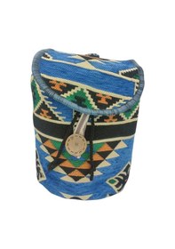 Resim Anatolian Carpet Hand Made Design Sırt Çantası - Heybe Çanta - Düğmeli Mavi 