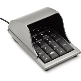 Resim Microcase Parmak Gizlemeli Numlock Numerik Klavye Keypad USB Kablolu - AL3776 