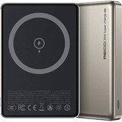 Resim Recci RPB-W26 15W 10000 mAh Armor Serisi Ultra İnce PD 20W Hızlı Şarj Özellikli Wireless Powerbank 