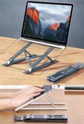 Resim Utelips Windows & Mac Uyumlu Ve Tabletler Uyumlu Notebook Ayarlanabilir Laptop Tablet Standı Siyah Pratik 