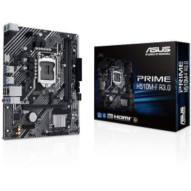 Resim Asus Prime H510M-F R3.0 Intel H470 3200 MHz DDR4 Soket 1200 Micro ATX Anakart 