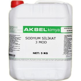 Resim Akbel Sodyum Silikat 3 Modül 5 Kg 