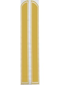 Resim Altın Oto Araba Yarışı Çizgili Hood Ralli Çift Çatı Yan Kuyruk Çıkartmaları Çıkartmaları Dekor 