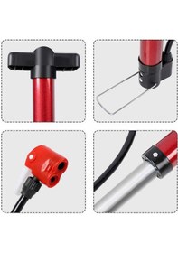 Resim Top Pompası Bisiklet Pompası Ayaklı Pompa 30 Cm Metal Pompa 