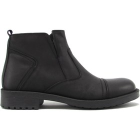 Resim Fosco Fsc-2902 Siyah Nubuk Erkek Çift Yüz Yarım Bot 
