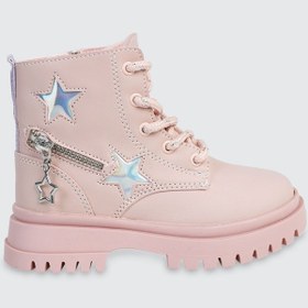 Resim Civil Boots Kız Çocuk Bot 31-35 Numara Pudra 