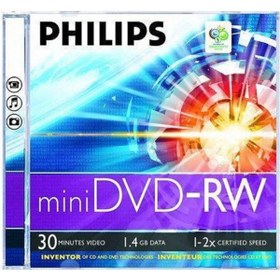 Resim Philips Mını Dvd-rw Kamera Için 1.4gb 30min 